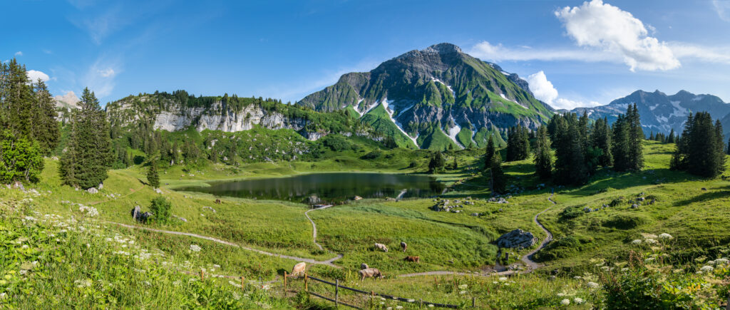 Drei Wege zum selben See